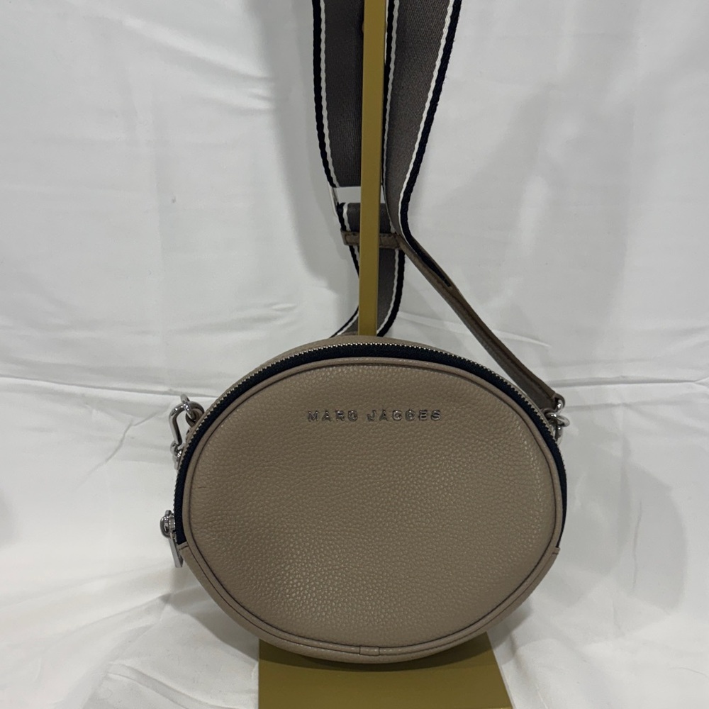 Marc Jacobs Beige Round Crossbody Bag